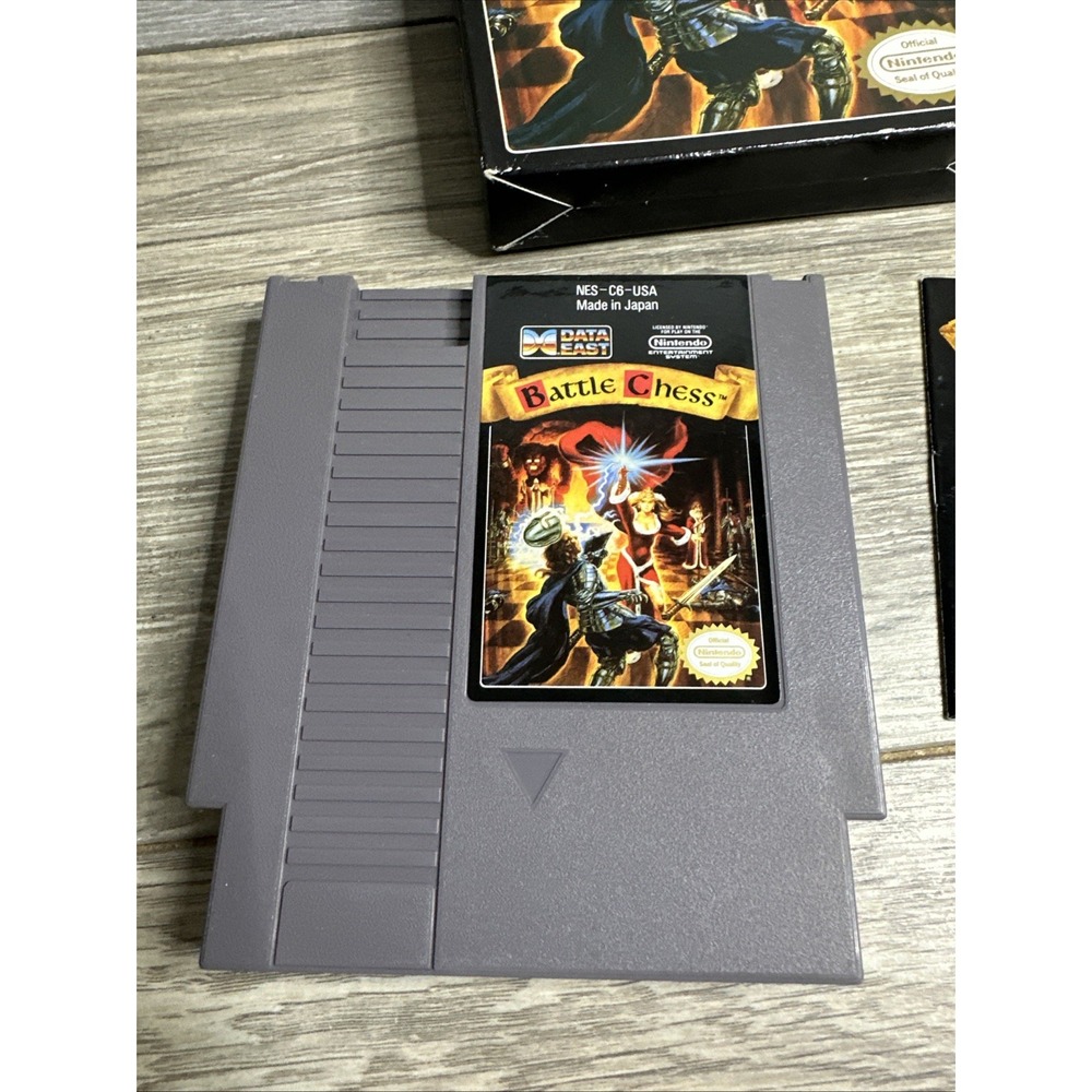 Battle Chess (Nintendo Entertainment System 1990) CIB Complete In Box - Picture 2 of 16